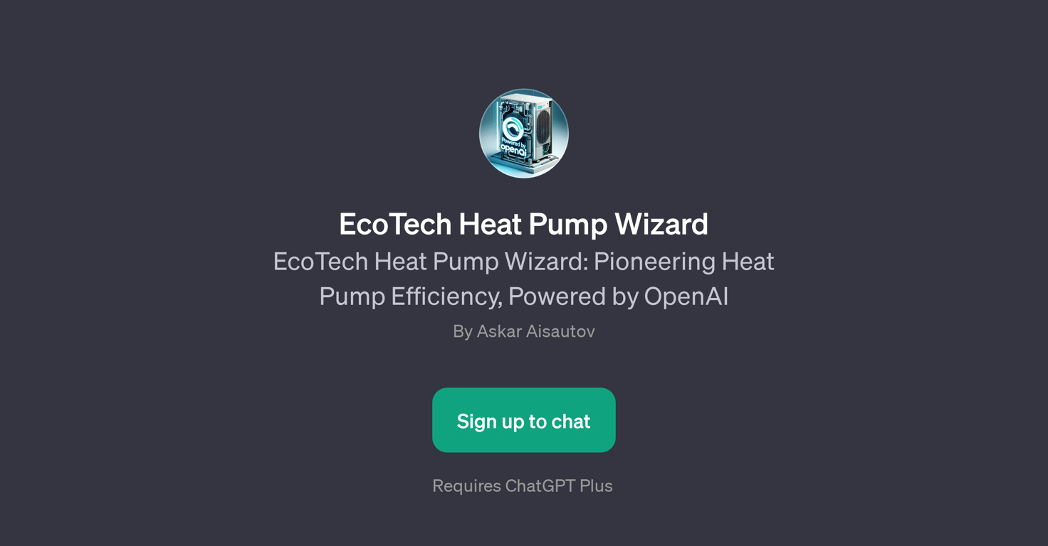 EcoTech Heat Pump Wizard website