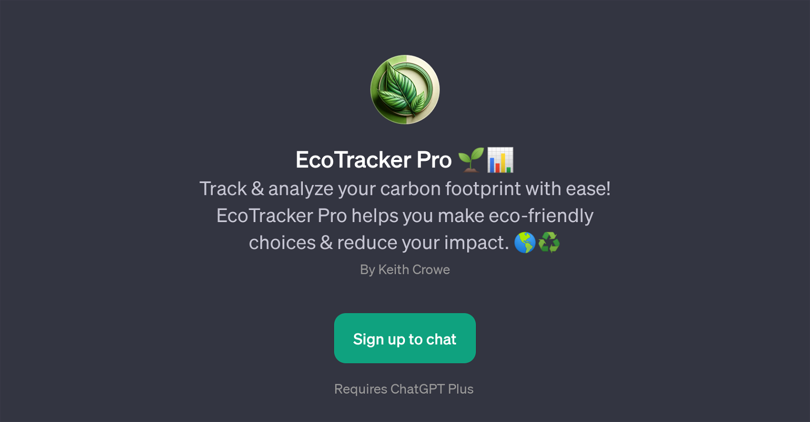 EcoTracker Pro website