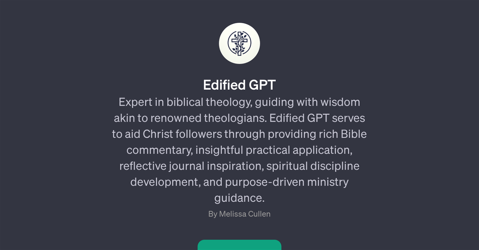 Edified GPT website
