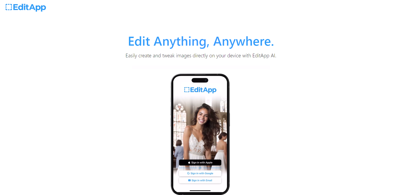 EditApp website