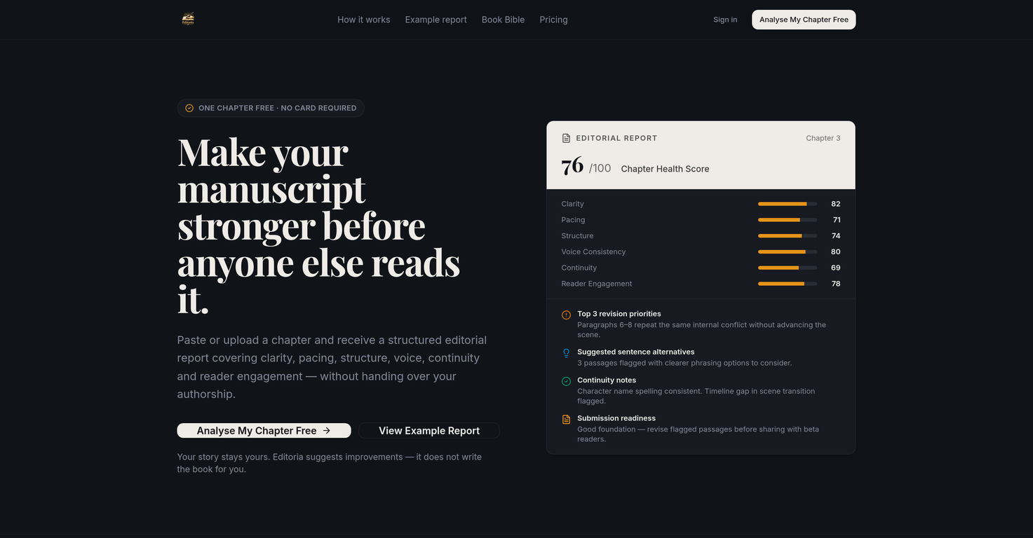 Editoria website