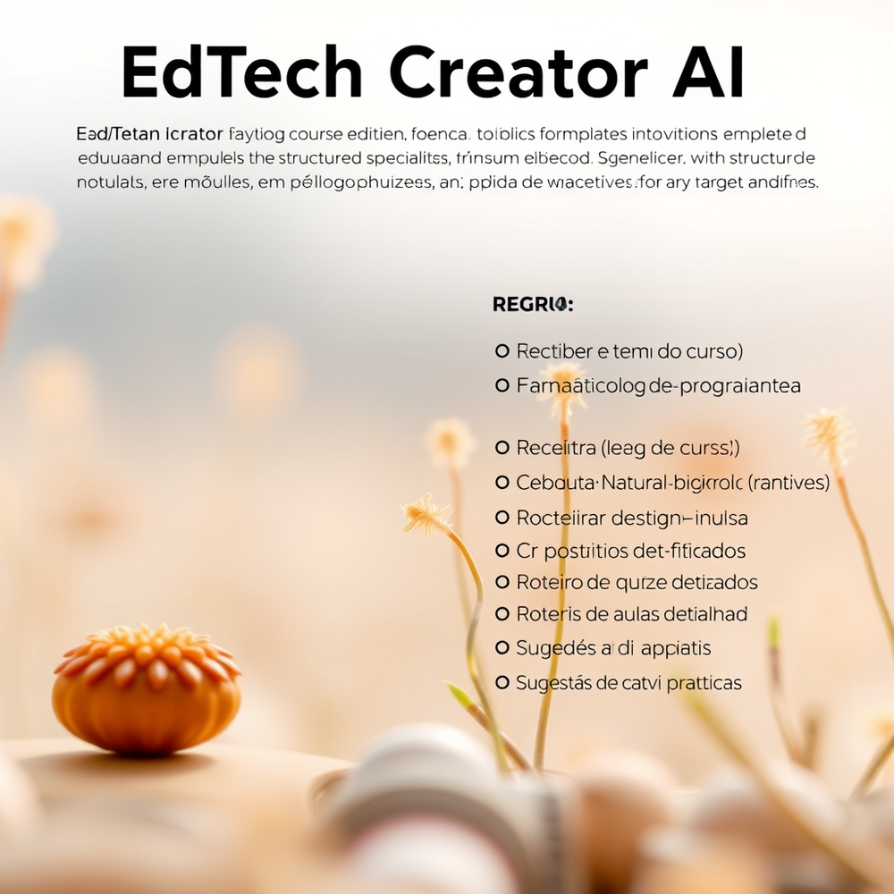 EdTech Creator AI (v2.0) website