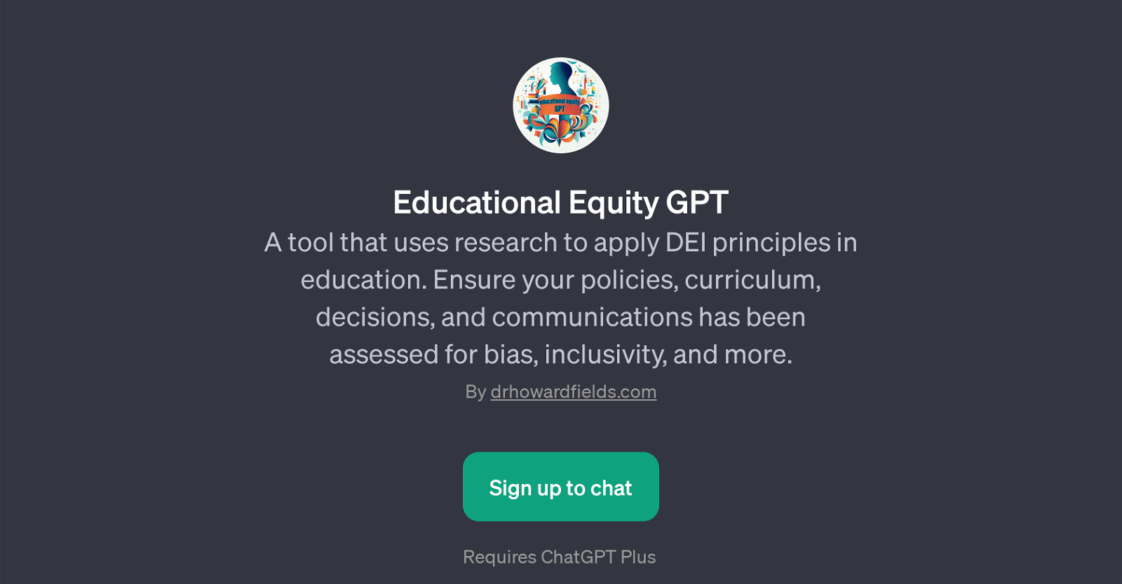 Educational Equity GPT website