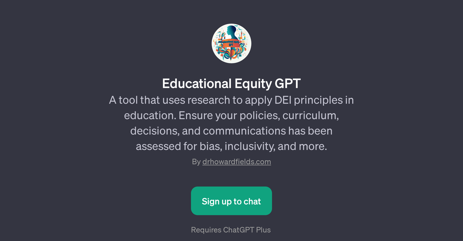 Educational Equity GPT website