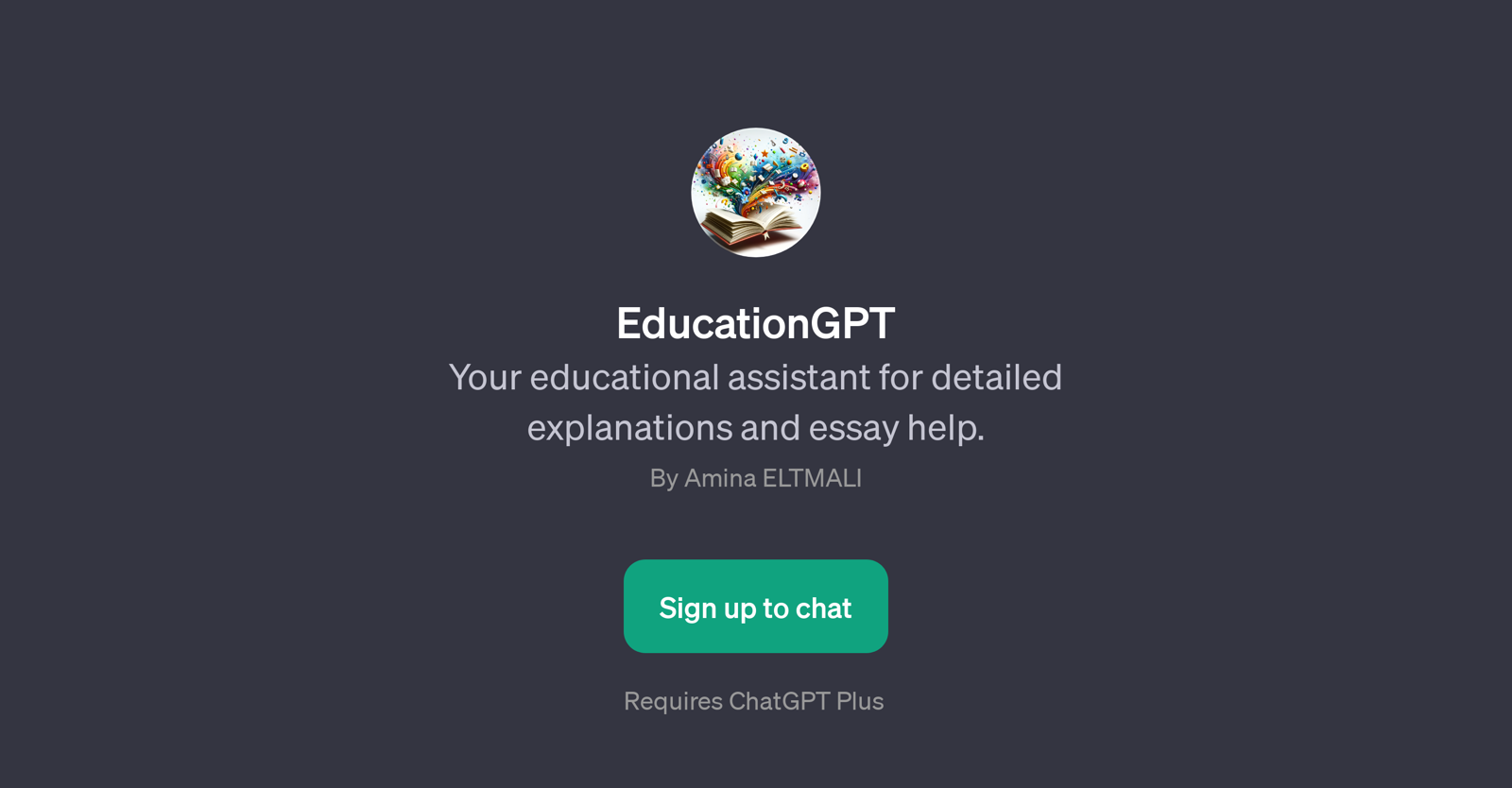 EducationGPT website