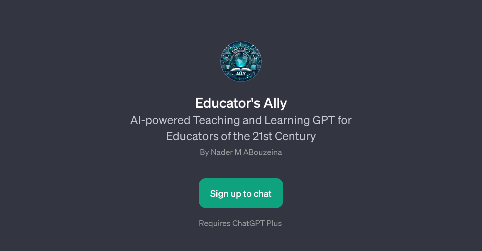Educator's Ally website