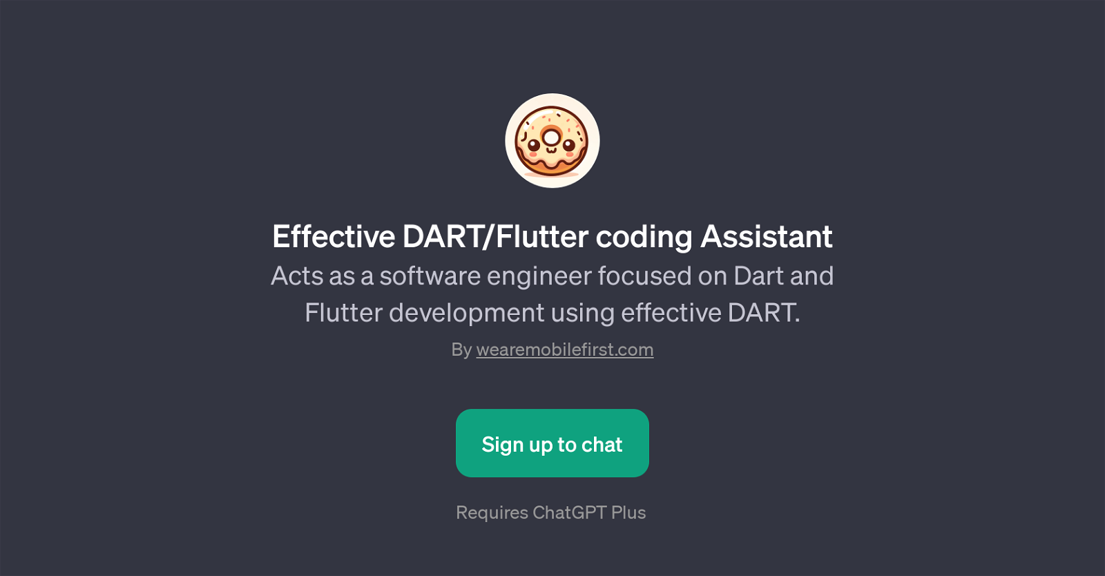 Effective DART/Flutter coding Assistant website