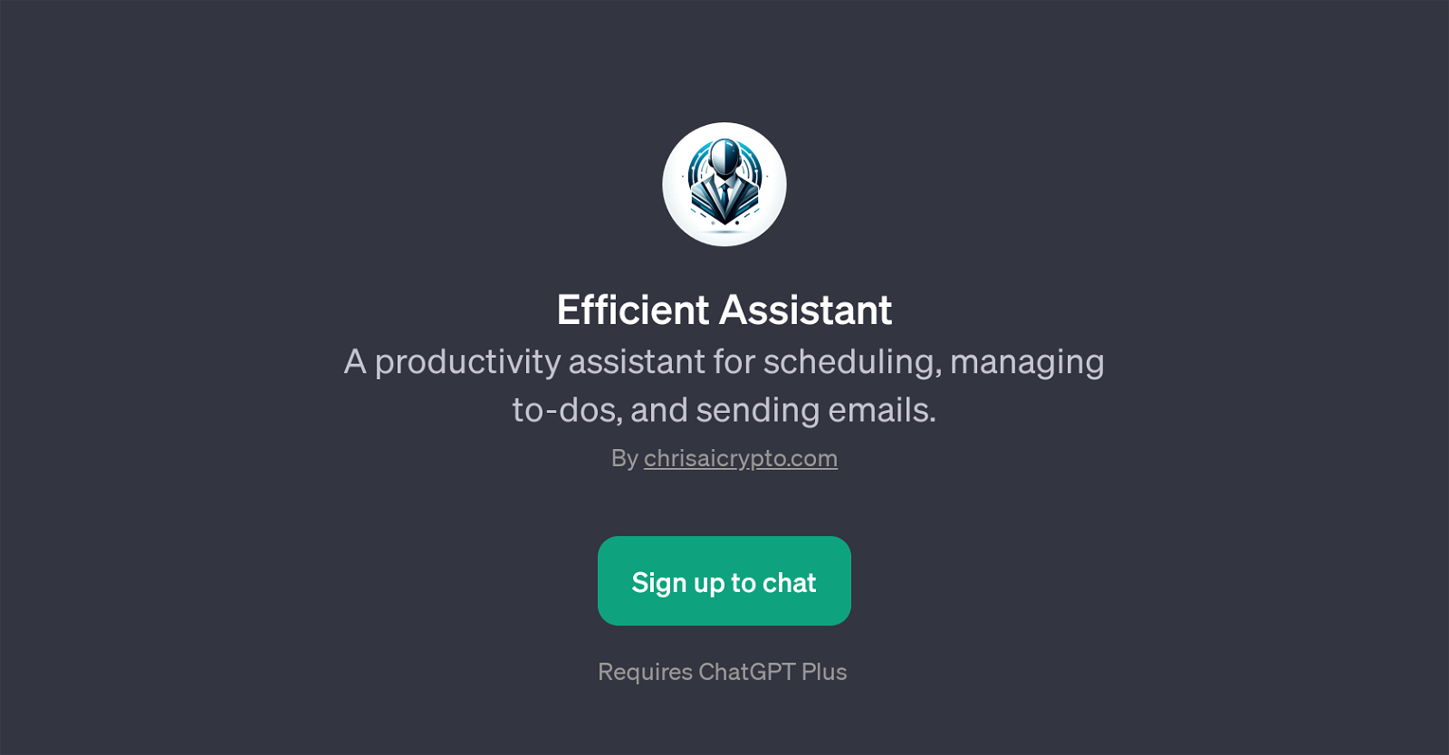 Efficient Assistant website