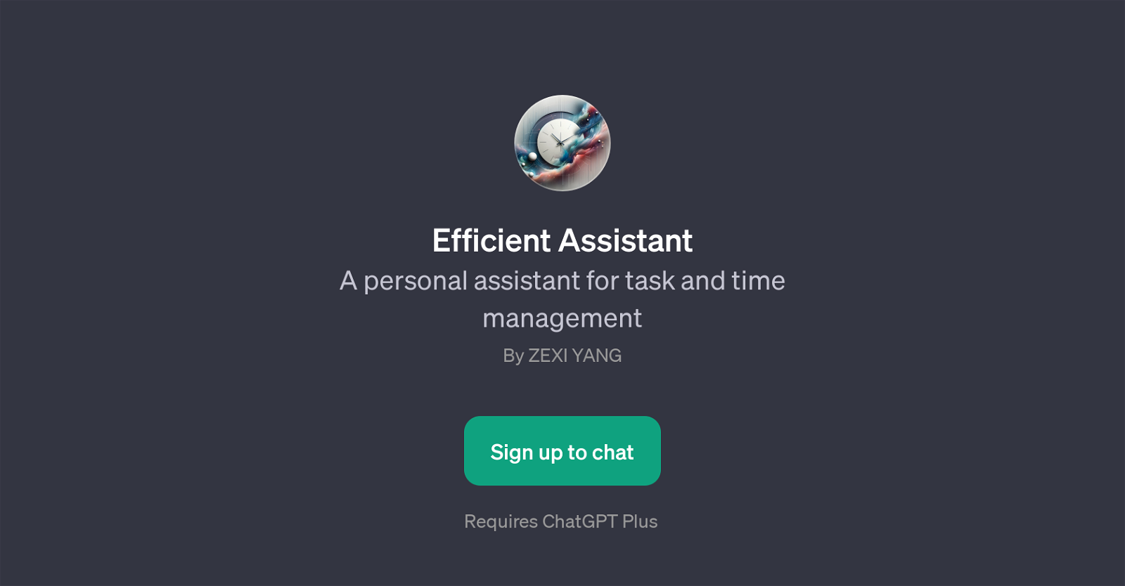 Efficient Assistant website