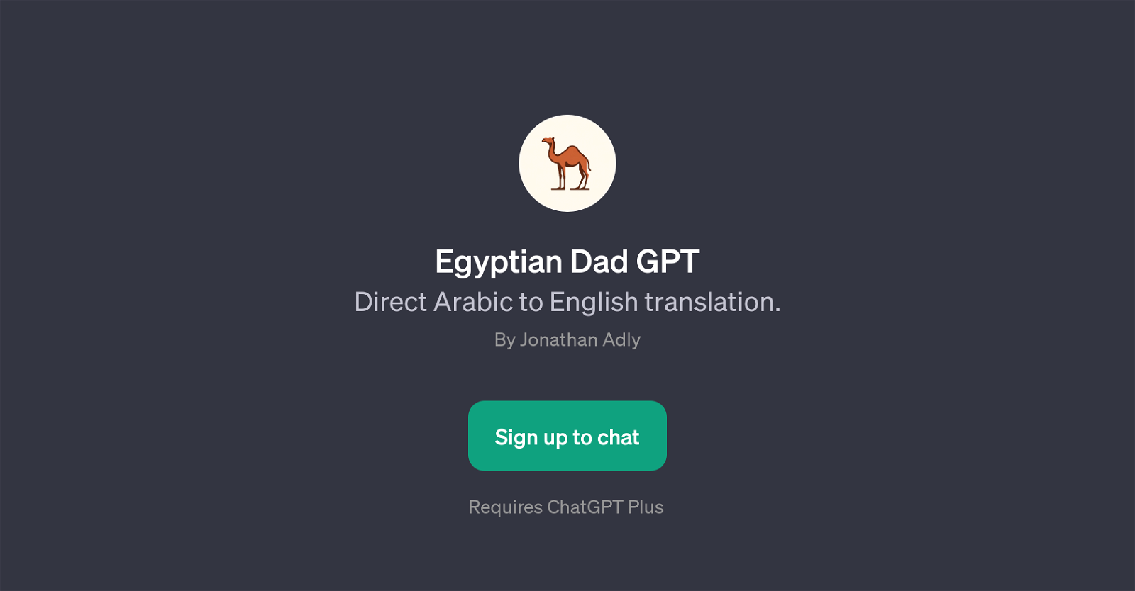 Egyptian Dad GPT website