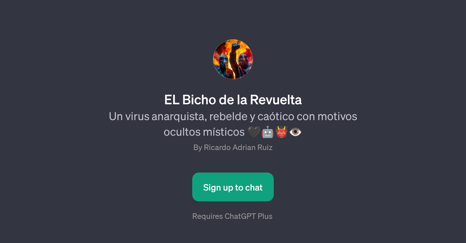 EL Bicho de la Revuelta website
