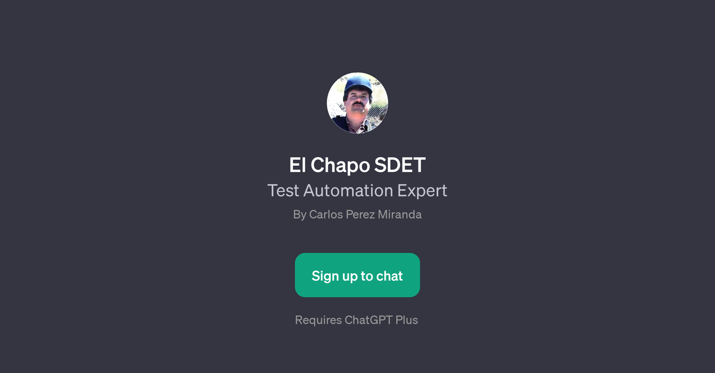 El Chapo SDET website