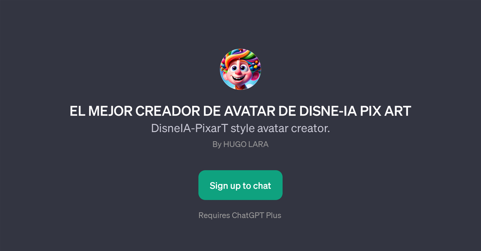EL MEJOR CREADOR DE AVATAR DE DISNE-IA PIX ART website