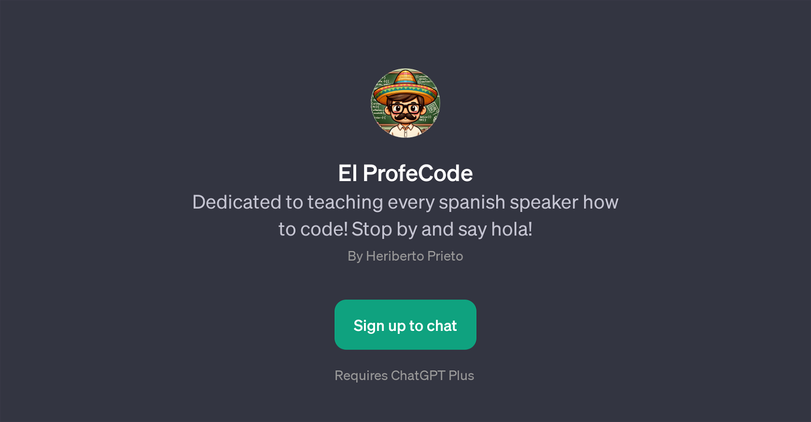 El ProfeCode website