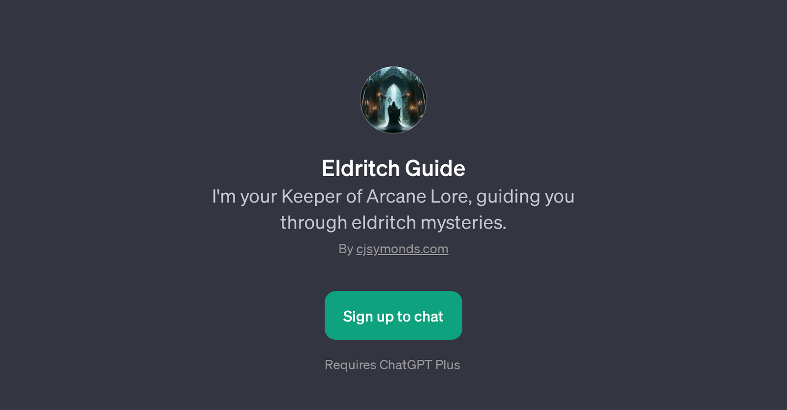 Eldritch Guide website