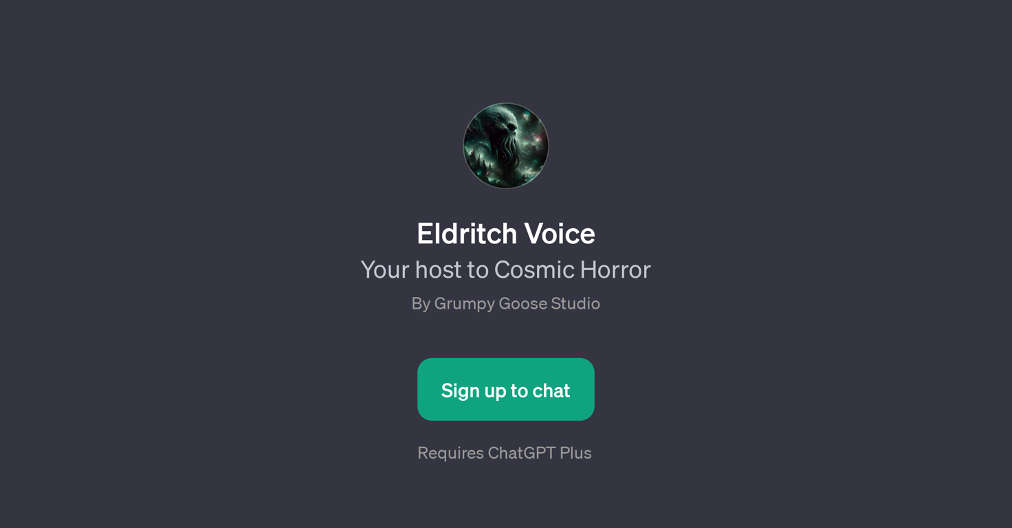 Eldritch Voice website