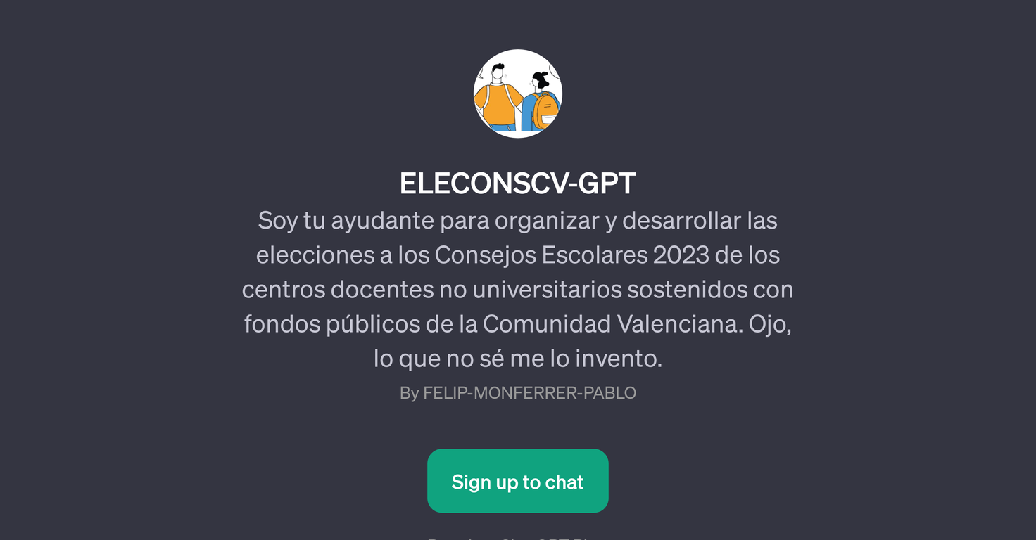 ELECONSCV-GPT website