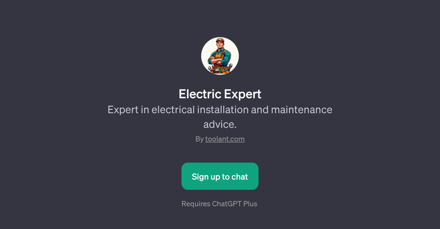Electric Expert GPT website