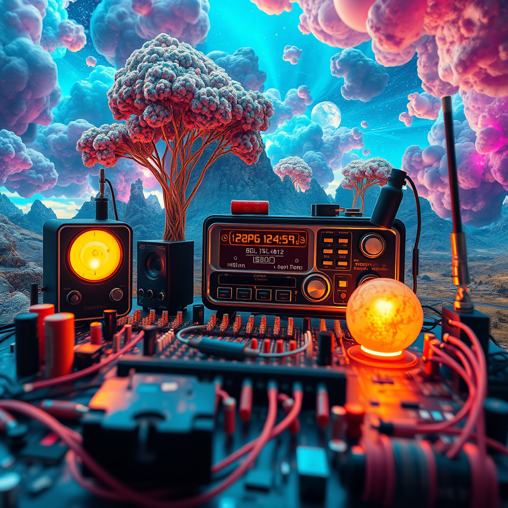 Electronic Components Surreal Image Generator website