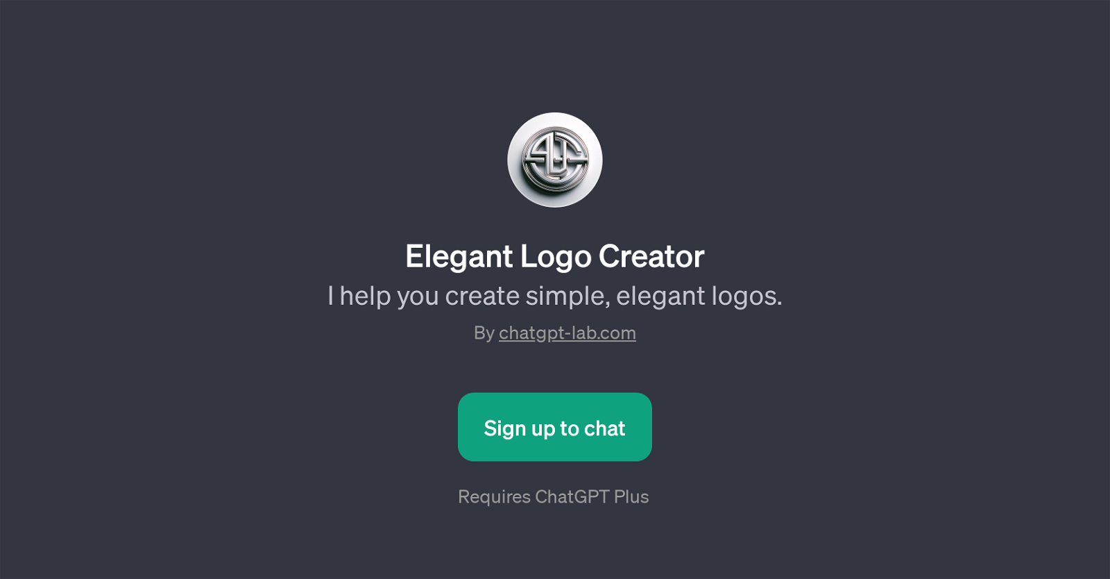 Elegant Logo Creator website