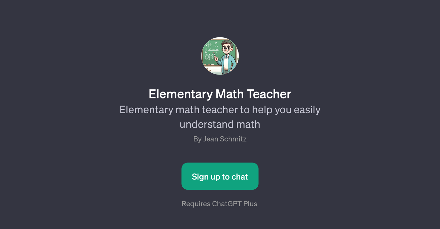 Elementary Math Teacher website