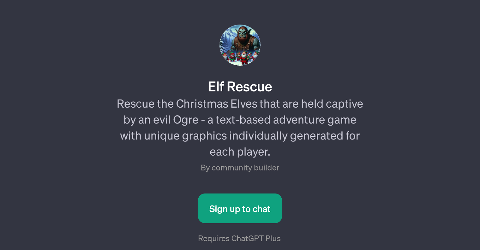 Elf Rescue website