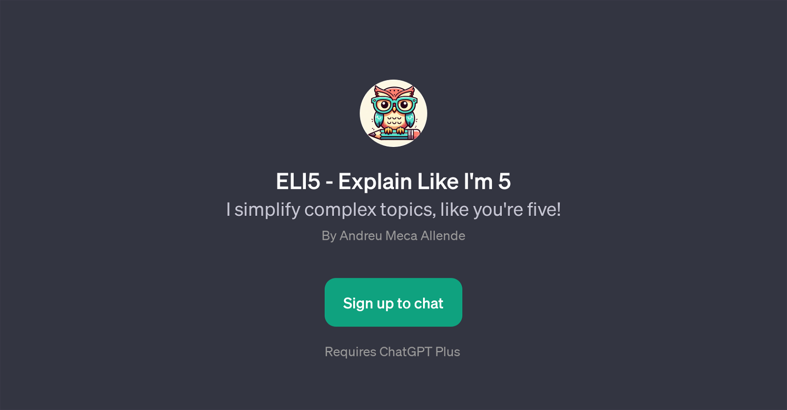 ELI5 - Explain Like I'm 5 website