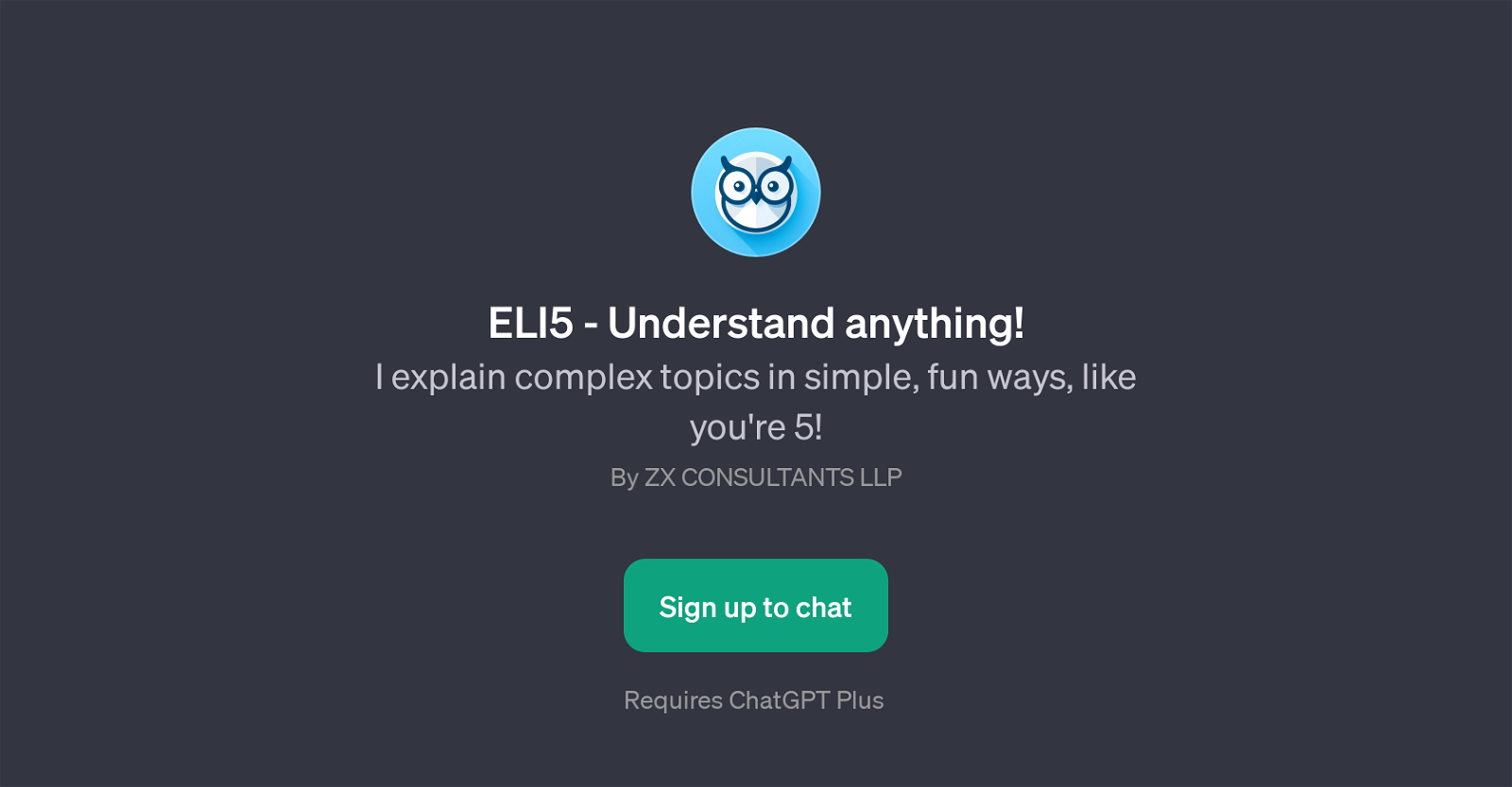 ELI5 - Understand Anything website