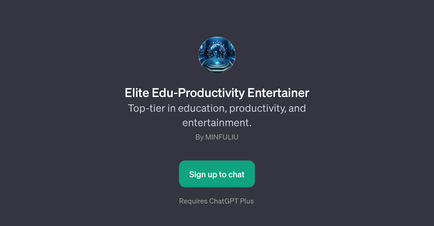 Elite Edu-Productivity Entertainer website