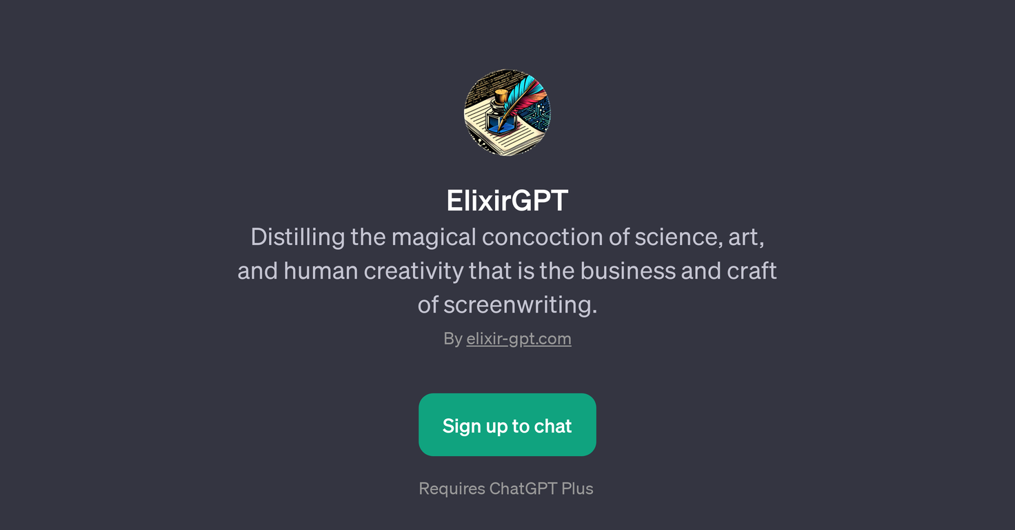 ElixirGPT website