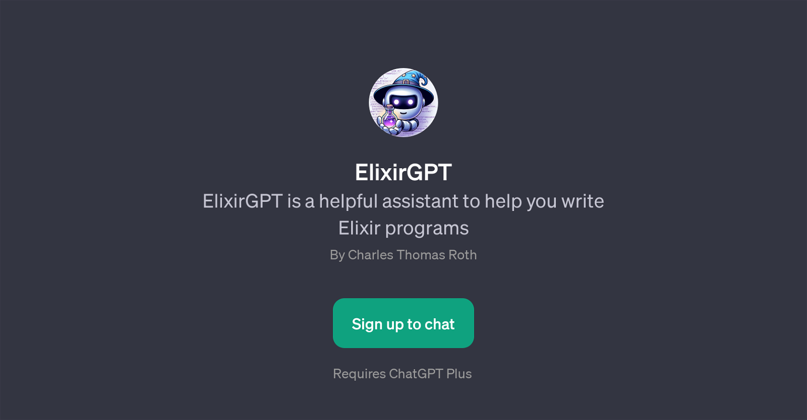 ElixirGPT website