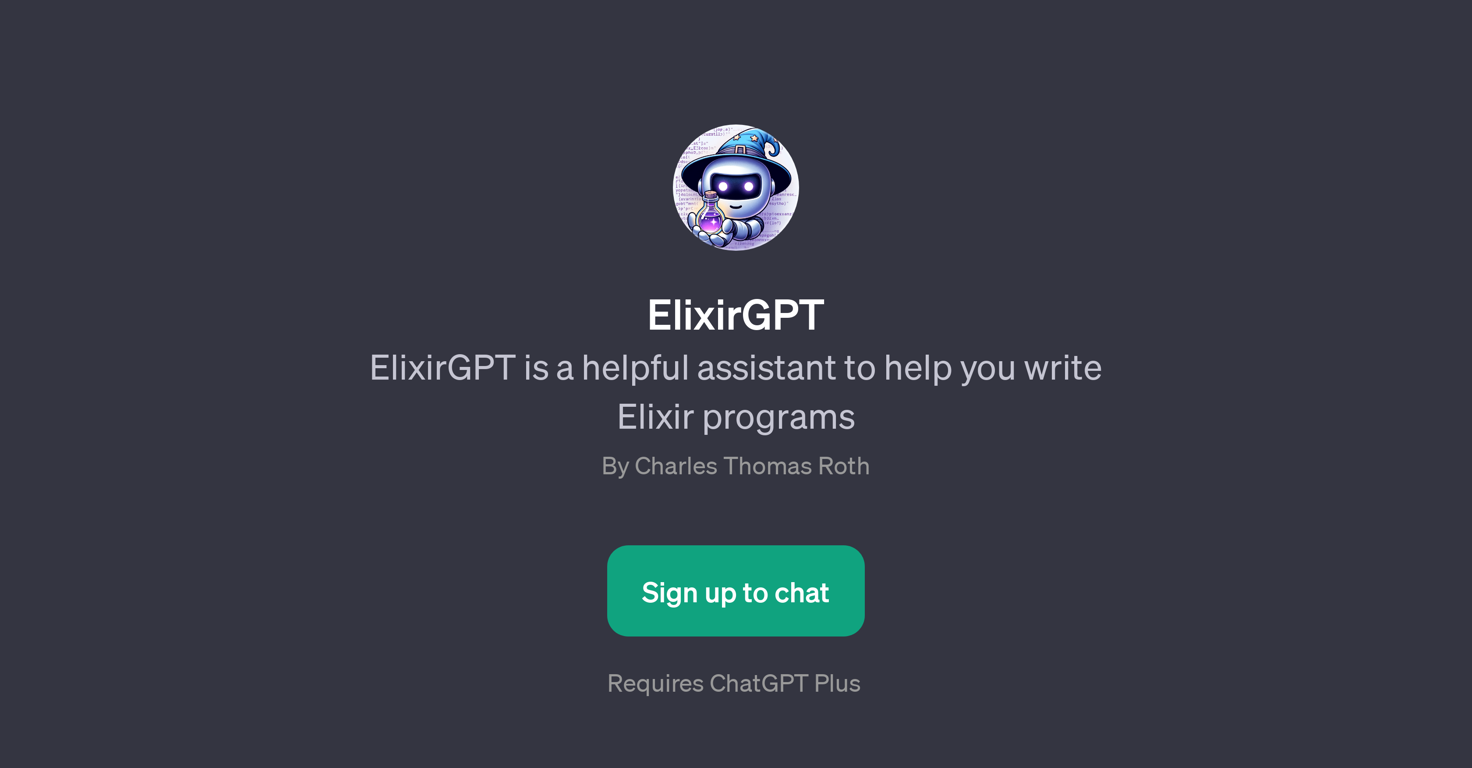 ElixirGPT website