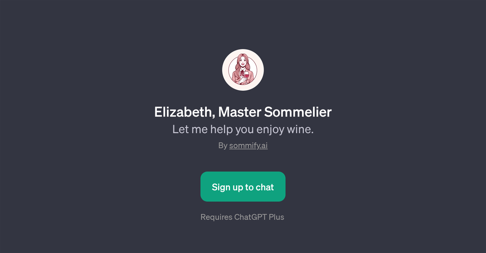 Elizabeth, Master Sommelier website