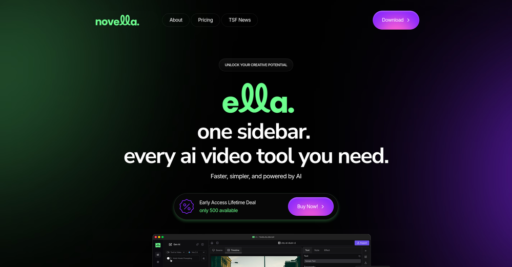 Ella by Novella website