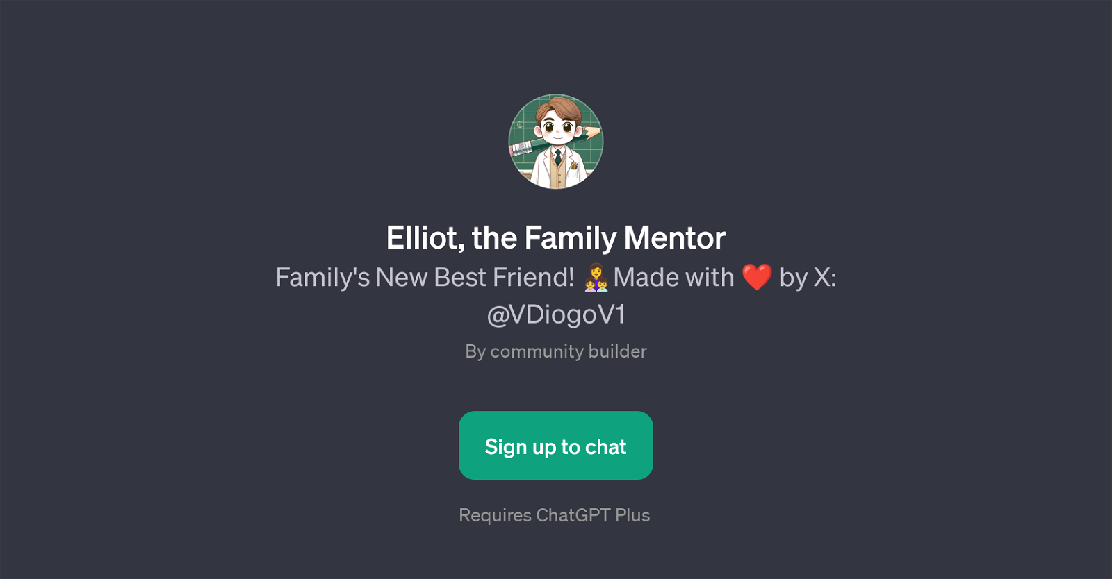 Elliot, the Family Mentor website