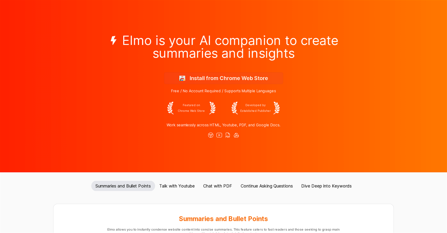 Elmo website