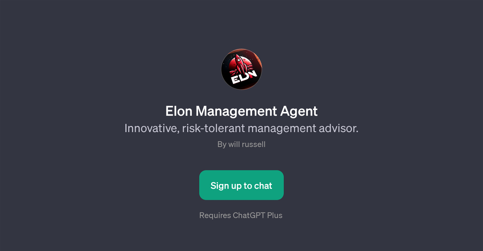 Elon Management Agent website