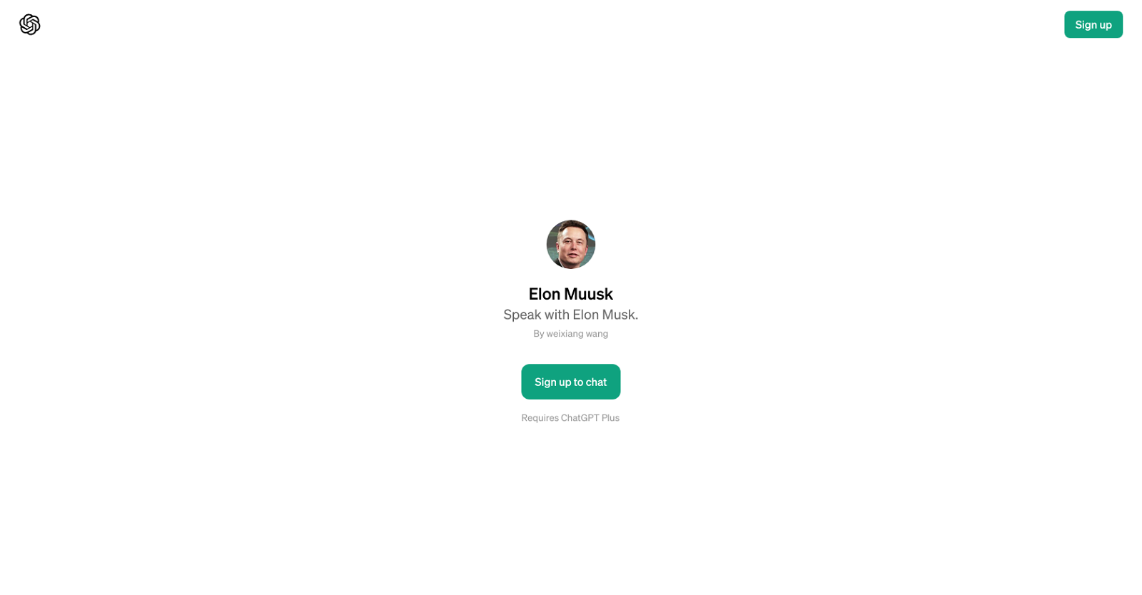 Elon Muusk website