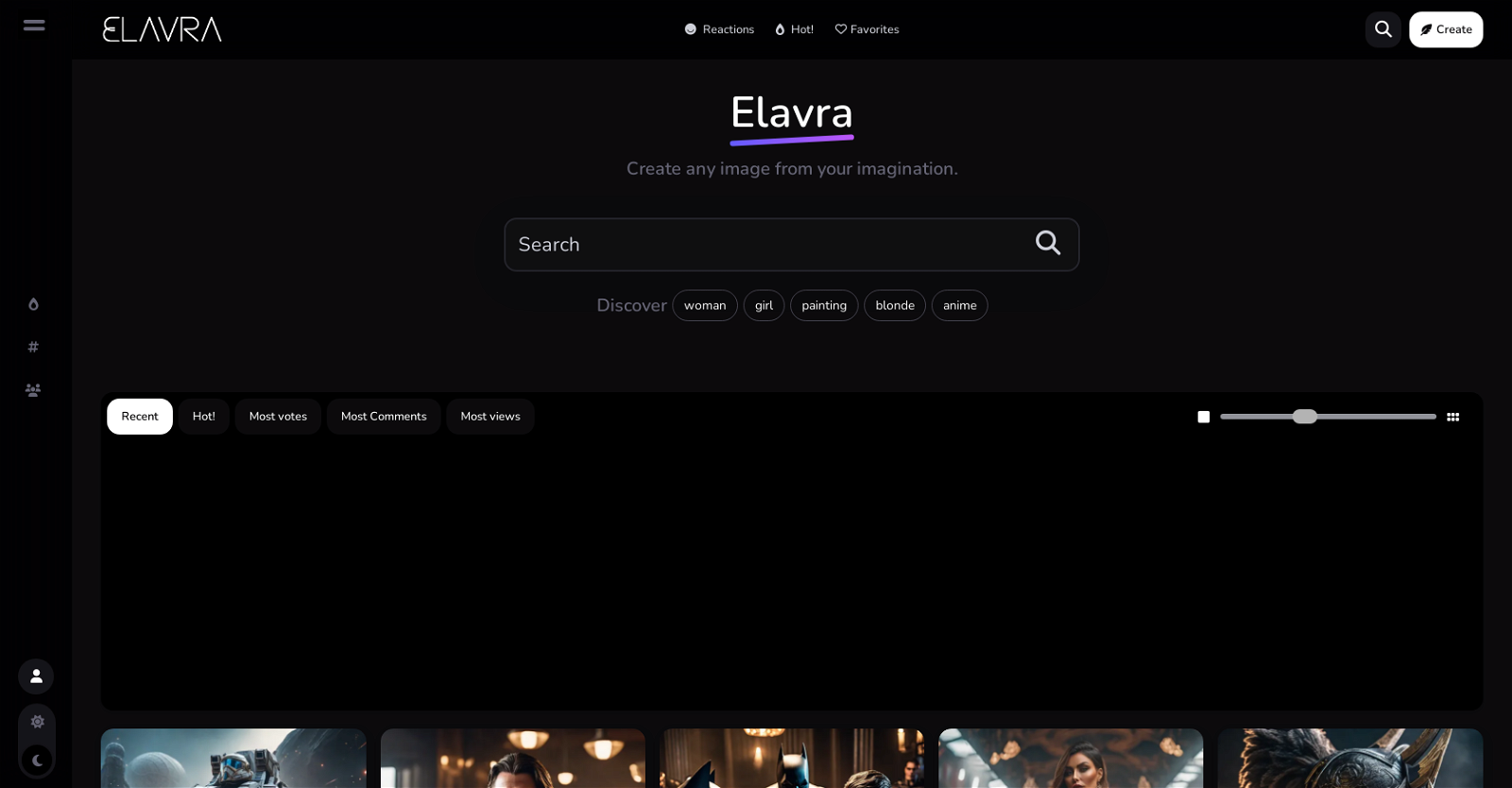 Elvra website