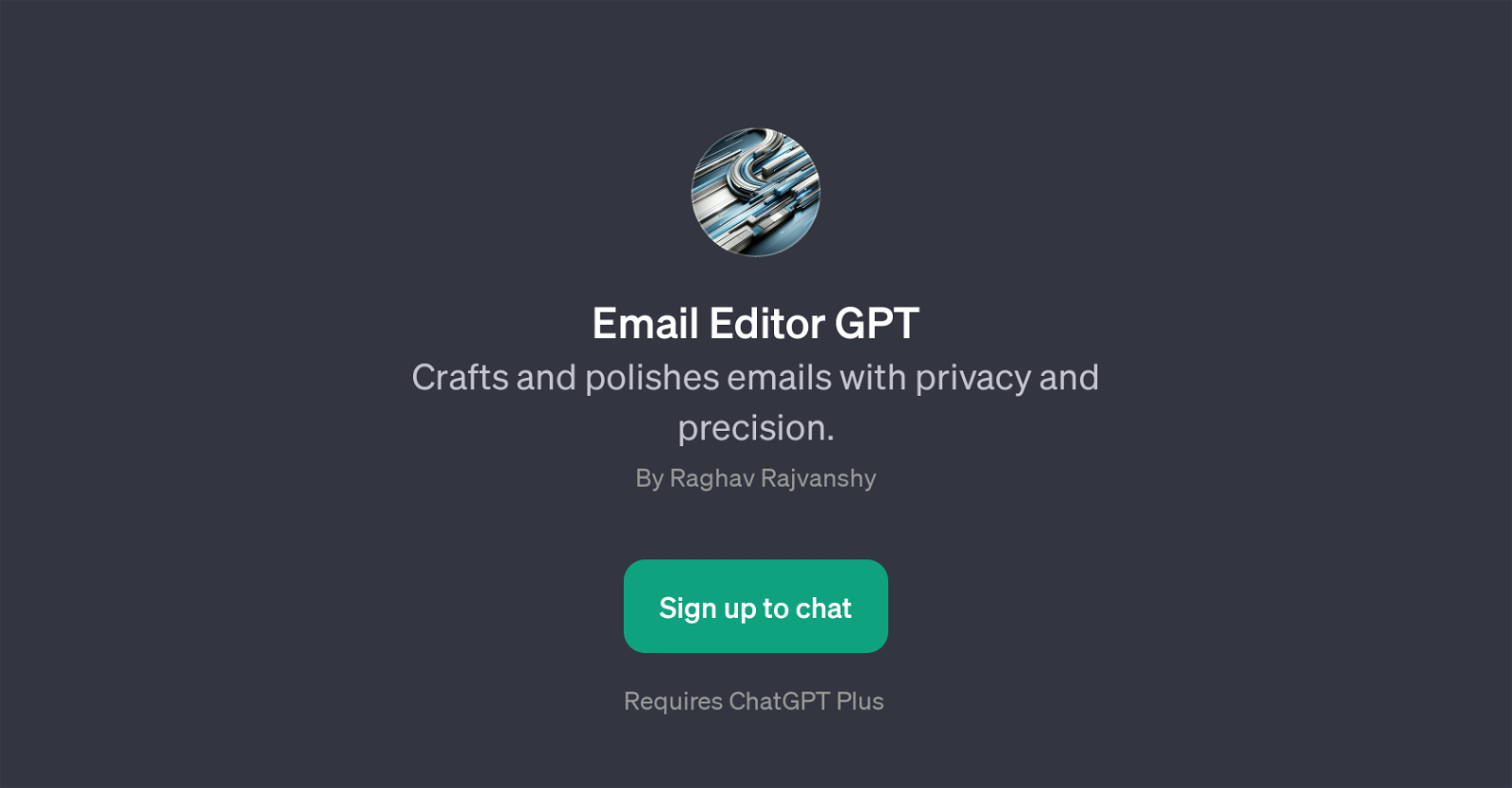Email Editor GPT website