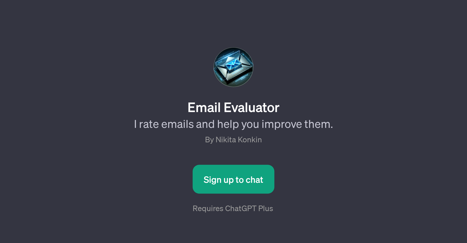 Email Evaluator website