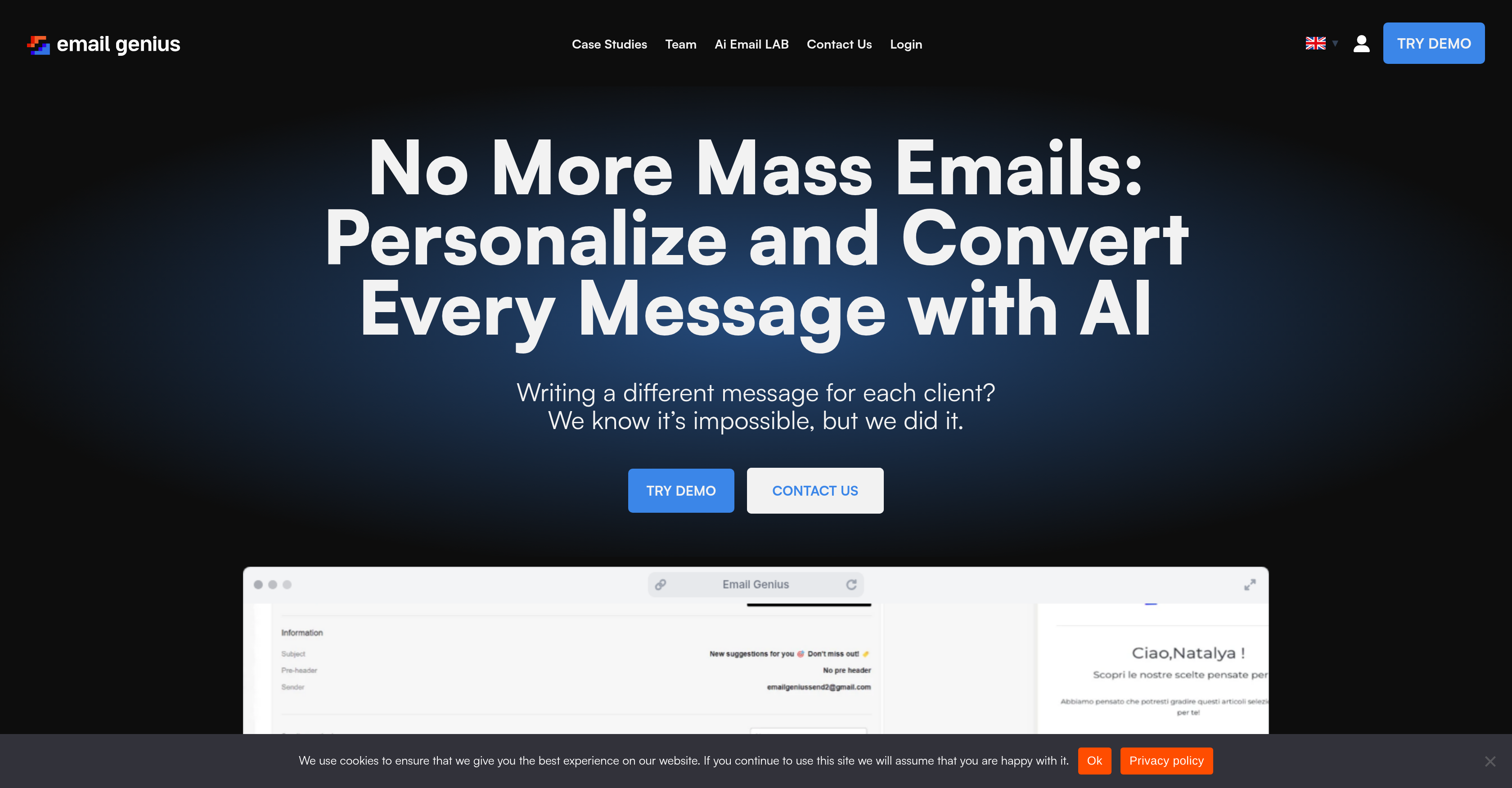 Email Genius preview