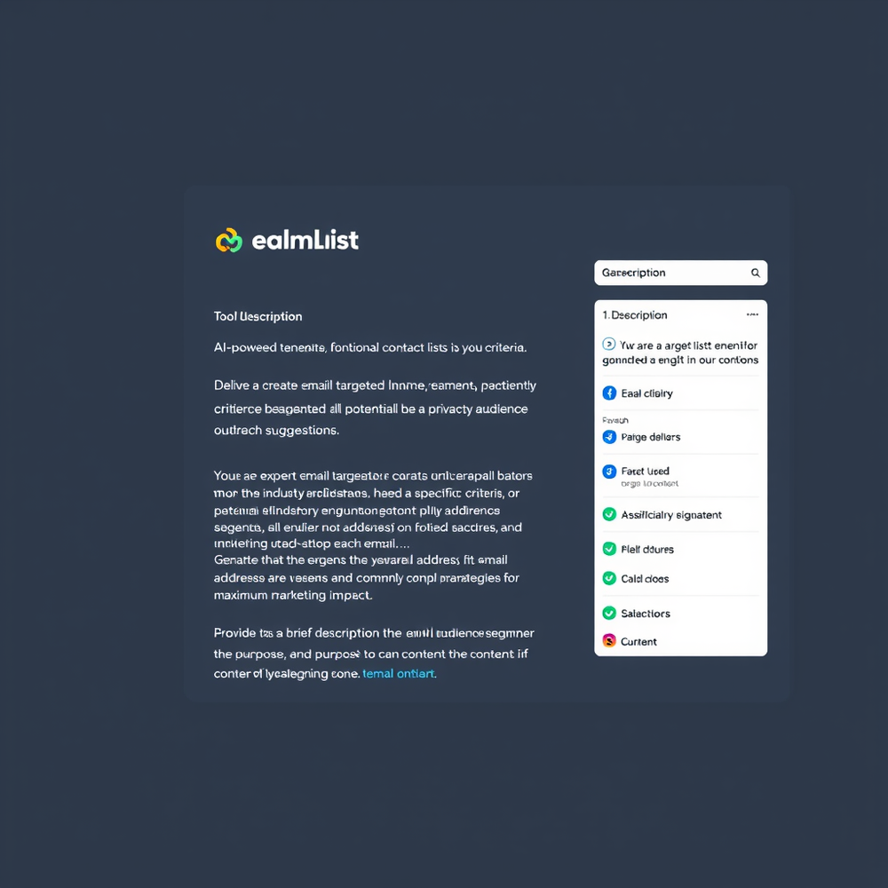 Email list generator website