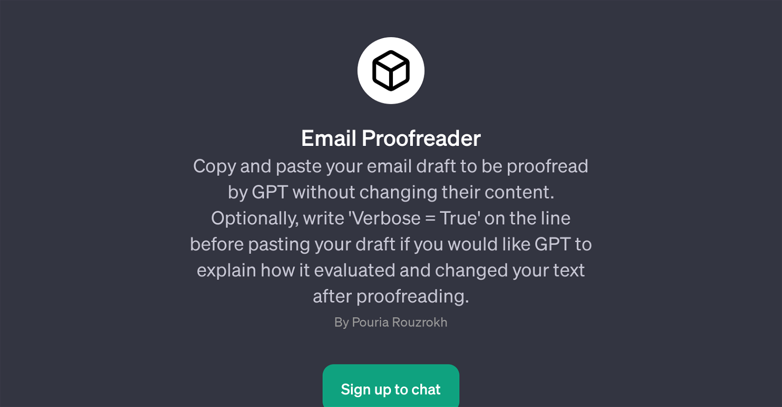 Email Proofreader website