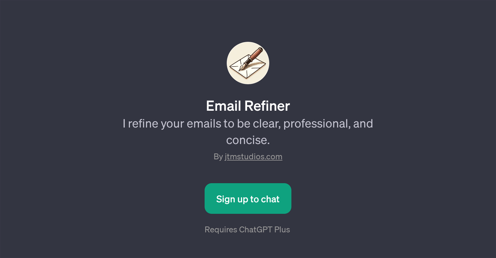 Email Refiner website