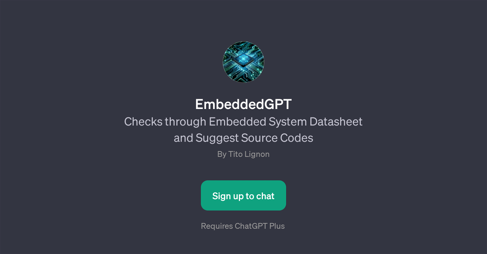 EmbeddedGPT website