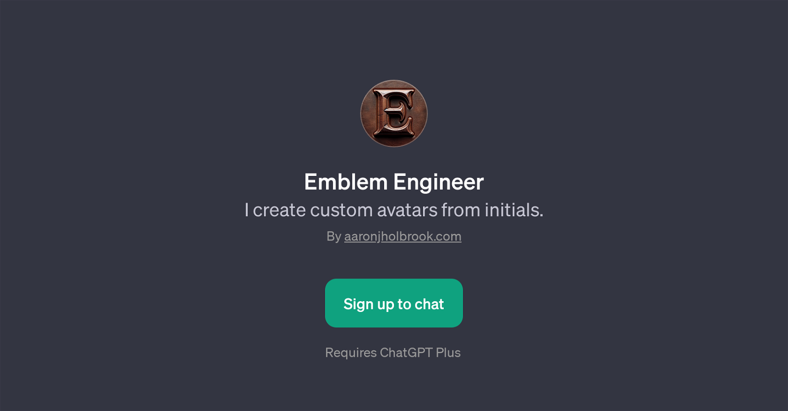 Emblem Engineer website