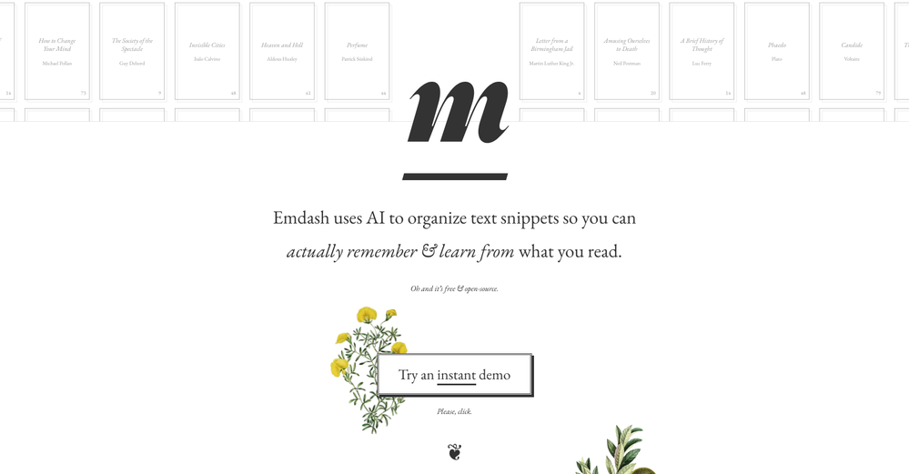 Emdash website