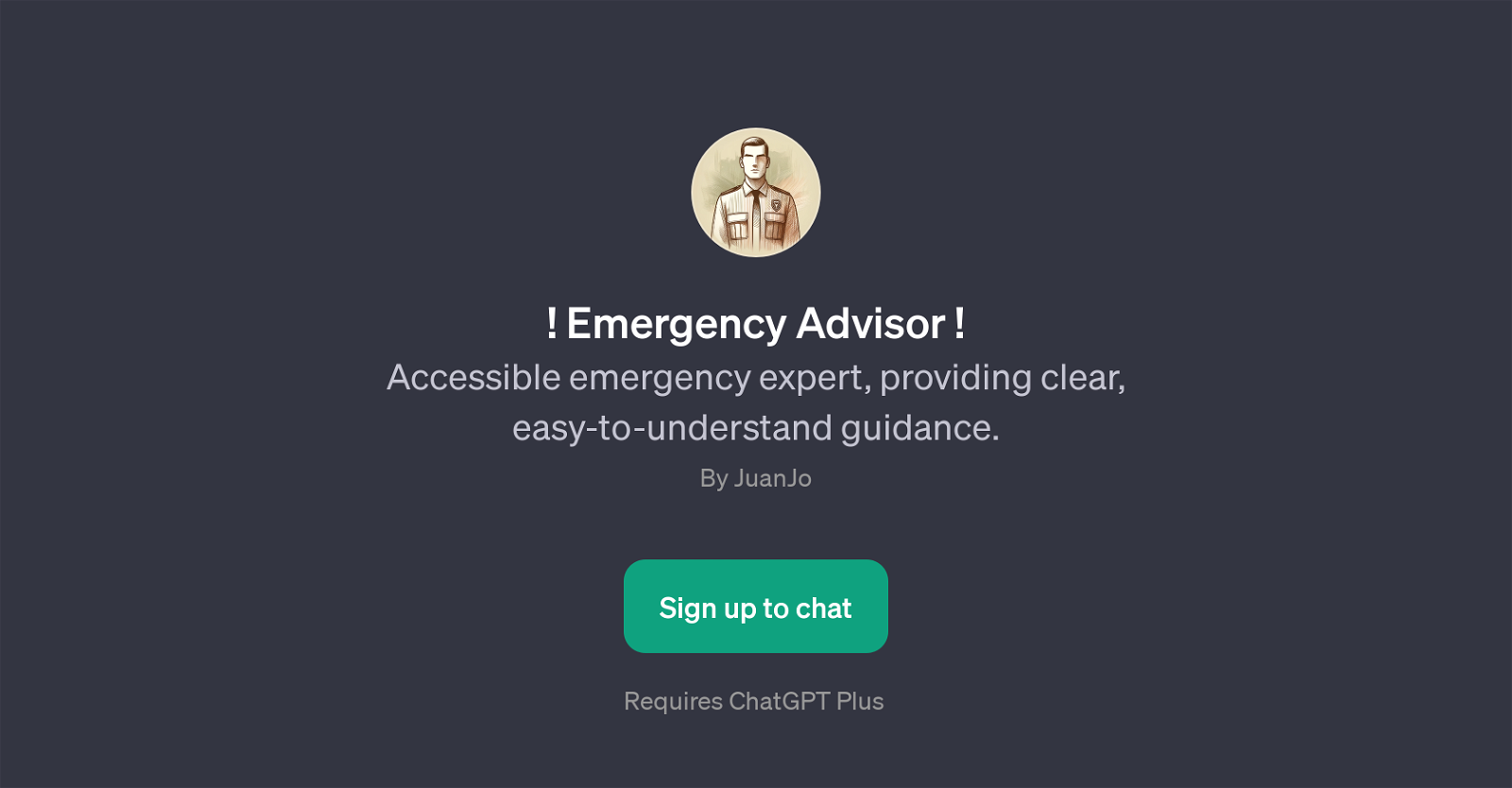 Emergency Advisor website