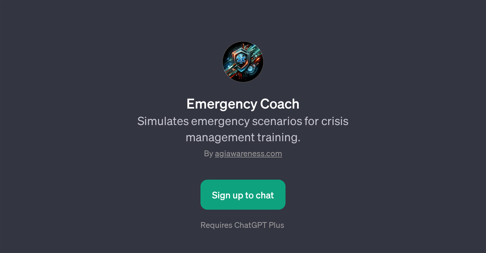 Emergency Coach website